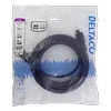 DELTACO flex HDMI laidai, 4K UltraHD 30Hz, 5m, Juodas HDMI-1050D-FLEX