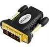 DELTACO HDMI adapteris, Full HD 60Hz, HDMI 19 kontaktų lizdas į DVI-D kištuką, auksininės jungtys HDMI-11