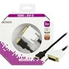 DELTACO HDMI - DVI kabelis, Full HD - 60Hz, 19 pin ha - DVI-D Single Link ha, 3m / HDMI-113-K