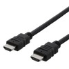 DELTACO HDMI kabelis, HDMI High Speed su Ethernet, 4K, 60Hz UHD, 19-pin ha-ha, 0.5 m, juodas / HDMI-905