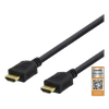 DELTACO High-Speed ​​​​Premium HDMI kabelis, 3 m, Ethernet, 4K UHD, Be ferito, juodas / HDMI-1030D