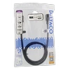 DELTACO High-Speed ​​Premium HDMI kabelis, 1m, Ethernet, 4K UHD, Be ferito, juodas / HDMI-1010D