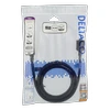 DELTACO High-Speed ​​Premium HDMI kabelis, 1,5 m, Ethernet, 4K UHD, Be ferito juodas / HDMI-1015D