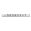 DELTACO Ilgiklis 8xCEE 7/4, 1xCEE 7/7, 19 "1U, 2m, baltas / GT-8529W