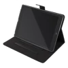 „DELTACO iPad 9.7“ (2017/2018) dėklas, veganiškos odos, atrama, juoda IPD-2017-2
