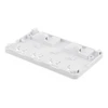 DELTACO Keystone virštinkinė dėžutė, 4 Ports, Balta / VR-224