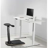 Ergonomiška stovima kėdė DELTACO OFFICE su integruotu kilimėliu, juodas / DELO-0302