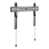 Fiksuotas sieninis laikiklis DELTACO OFFICE ypač plonas, 37"-70", 35kg, 100x100-600x400, juodas / ARM-0151