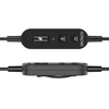 USB mono ausinės DELTACO OFFICE garso valdymas, triukšmą mažinantis mikrofonas, juodas / DELO-0650
