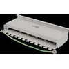 DELTACO Patch Panel, 8xRJ45, Cat6a, montuojamas ant sienos, 10Gbps, Krone terminalai, metalinis, pilkas / PAN-210