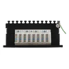 DELTACO Patch Panel, 8xRJ45, Cat6a, Montuojamas ant sienos, 10Gbps, Krone terminalai, Metalas, Juodas / PAN-211