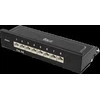 DELTACO Patch Panel, 8xRJ45, Cat6a, Montuojamas ant sienos, 10Gbps, Krone terminalai, Metalas, Juodas / PAN-211