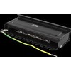 DELTACO Patch Panel, 8xRJ45, Cat6a, Montuojamas ant sienos, 10Gbps, Krone terminalai, Metalas, Juodas / PAN-211