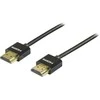 DELTACO plonas HDMI kabelis, HDMI greitis su Ethernet, 1m, juodas / HDMI-1091