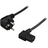 DELTACO prietaiso laidas, kampas CEE 7/7 - kampas IEC C13, 0,5m DEL-109B-50