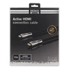DELTACO PRIME Aktyvus HDMI kabelis, 10m, medžiaginis, 4K, Juodas HDMI-4100