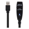 DELTACO PRIME aktyvus USB 3.0 prailginimo kabelis, A tipo vyriškas - A tipo moteriškas, 7m, juodas/ USB3-1004