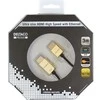 DELTACO PRIME HDMI kabelis, itin plonas, HDMI Type A ha, 4K, Ultra HD, 3.0m, juodas/auksinis / HDMI-1043-K