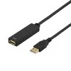 DELTACO PRIME USB pratęsimo laidas, aktyvus, USB 2.0, 7m, juodas USB2-EX7M
