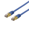 DELTACO S / FTP Cat6a pleistras kabelis, delta cert, LSZH, 1,5 m, mėlynas
