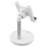 Deltaco Stalinis telefonas ir planšetinio kompiuterio laikiklis nuo 4,3 "iki 8" ir ne didesnis kaip 130 mm baltas / ARM-275