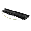 Komutacinė panelė Deltaco, 24xRJ45, Cat6a, 10Gbps, 1U, 19 ", PAN-200