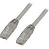 Goobay DELTACO U / UTP Cat5e patch kabelis 0.5m, 100MHz, Delta-certified, pilkas / 05-TP