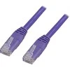 DELTACO U / UTP Cat6 patch kabelis, 0.3m, 250MHz LSZH, violetinis / TP-603P