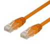 DELTACO U / UTP Cat6 patch kabelis, 0.3m, 250MHz, Delta sertifikuotas, LSZH, oranžinis / TP-603-OR