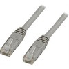 DELTACO U / UTP Cat6 patch kabelis, 0.75m, 250MHz, Delta-certified, LSZH, pilkas TP-607