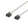 DELTACO U / UTP Cat6a patch kabelis, 0.3m, 1mm, 500MHz, pilkas UUTP-2000