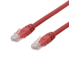 DELTACO U / UTP Cat6a patch kabelis, 0.3m, 500MHz, Delta-certified, LSZH, raudonas TP-603RAU