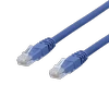 DELTACO U / UTP Cat6a patch kabelis, 0.3m, 500MHz, Delta-certified, LSZH, mėlynas TP-603BAU
