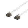 DELTACO U / UTP Cat6a patch kabelis, 3m,1mm, 500MHz, baltas / UUTP-2058