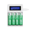 DELTACO Ultimate Ni-Mh USB įkroviklis su 4 x AA baterijomis C704A4-4xAA