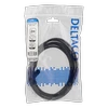 DELTACO USB 3.1 Gen1 prailginimo kabelis, USB-A male į USB-A female, 2m, juodas/ USB3-242