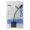 DELTACO USB 3.1 to VGA adapteris su audio, USB type C - VGA , 1080p in 60Hz, juodas / USBC-VGA6