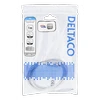 DELTACO USB-C į USB-C laidas, 1m, 10Gbps, 100W 5A, USB 3.1 Gen 2, USBC-1407