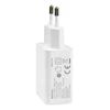 DELTACO USB-C sieninis įkroviklis, 1x USB-C PD 20 W, 1 m USB-C laidas, baltas, USBC-AC146
