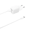 DELTACO USB sieninis įkroviklis, USB-A, 2,4 A, įsk. 1 m su „Žaibas“ laidu Iphone telefonams USB-AC181
