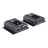 Deltacoimp HDMI Komutatorius per tinklo kabelį, prailgina HDMI signalą 1080p esant 60 Hz iki 40 m, EDID, palaikyti PoE į maitinimo imtuvą iš siųstuvo, IR, juodas / HDMI-270