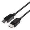 DisplayPort kabelis DELTACO 1m, 8K, DP 1.4, DSC 1.2, LSZH, juodas / DP8K-1010-LSZH