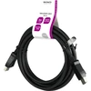DisplayPort kabelis DELTACO 3m, 8K, DP 1.4, DSC 1.2, LSZH juodas / DP8K-1030-LSZH