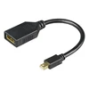 DisplayPort - miniDisplayPort adapteris DELTACO 4K UHD 60Hz, 0.2m, juodas / MDP-DP1-K / 00110028