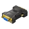 DVI-A - VGA adapteris DELTACO 1920x1200 60Hz, juodas / DVI-4-K / 00120001