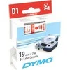 DYMO D1 ženklinimo juosta standartinė 19mm, raudona ant balto, 7 m voleliu (45805) DYMO / S0720850