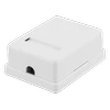 Ekranuotas tinklo lizdas FTP 1xRJ45, Cat6 DELTACO baltas / VR-216