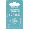 Elementas DELTACO Ultimate Lithium 3V, CR1620, 1 vnt. pakuotė / ULT-CR1620-1P