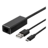 Ethernet adapteris DELTACO „ChromeCast“, USB, RJ45,1m, 100 Mbps, USB-A + USB juodas / CAST-ETHERNET