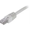 F / UTP Cat6 kabelis, LSZH, 0,3 m, pilkas DELTACO / STP-603